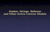 Snakes, Strings, Balloons and Other Active Contour Models