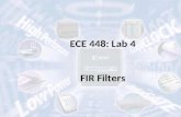 ECE 448: Lab 4 FIR Filters