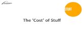 The ‘Cost’ of Stuff