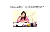 Introduction  to CHEMISTRY