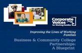 Business & Community College Partnerships: A Blueprint