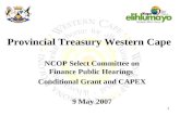 Provincial Treasury Western Cape