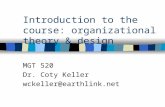 Introduction to the course: organizational theory & design