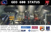 GEO 600 STATUS