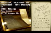 Evolution, Education and Evaluation: Tree-thinking in Intro Biology