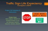 Traffic Sign Life Expectancy  Investigation LAB943