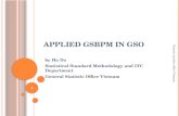 APPLIED GSBPM IN GSO