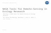 NASA Tools for Remote-Sensing in Ecology Research