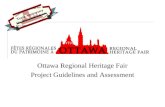 Ottawa Regional Heritage Fair Project Guidelines and Assessment