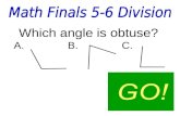 Math Finals 5-6 Division