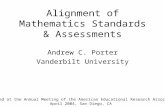 Alignment of Mathematics Standards & Assessments