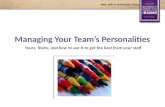 Managing Your Team’s Personalities