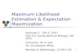 Maximum Likelihood Estimation & Expectation Maximization