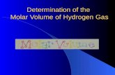 Determination of the  Molar Volume of Hydrogen Gas