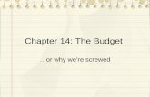 Chapter 14: The Budget