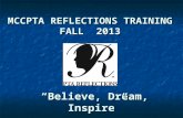 MCCPTA REFLECTIONS TRAINING FALL  2013