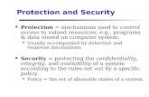Protection and Security
