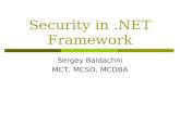 Security in .NET Framework