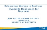 Bill Ritter – SCORE District Director Upstate NY Districts