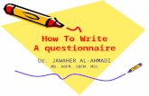 How To Write A questionnaire