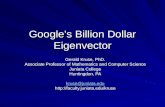 Google’s Billion Dollar Eigenvector