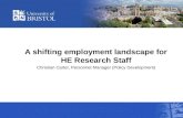 A shifting employment landscape for HE Research Staff