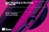 EEF: Reacting to the Crisis. 2 nd  Oct 09
