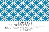 EOH3101 Principles of environmental health