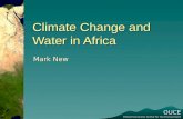 Climate Change and Water in Africa