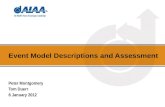 Event Model Descriptions and Assessment