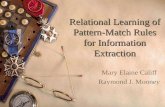 Relational Learning of Pattern-Match Rules for Information Extraction