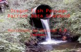 Oregon Fish Passage Barrier Data Standard Revisions to Version 1.0  (minor)