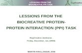 LESSIONS FROM THE  BIOCREATIVE PROTEIN- PROTEIN INTERACTION (PPI) TASK RegCreative Jamboree  ,