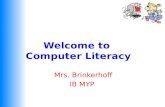 Welcome to  Computer Literacy