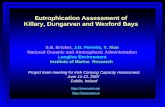 Eutrophication Assessment of  Killary, Dungarvan and Wexford Bays