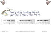 Analyzing Ambiguity of Context-Free Grammars