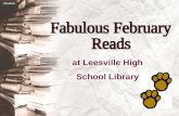 at Leesville High  School Library