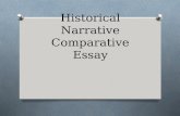 Historical Narrative Comparative Essay