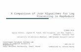 A Comparison of Join Algorithms for Log Processing in  MapReduce