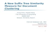 A New Suffix Tree Similarity Measure for Document Clustering