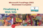 Microsoft FrontPage 2003  Illustrated Complete