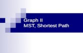 Graph II MST, Shortest Path