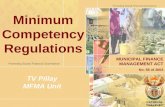 Minimum Competency Regulations