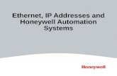 Ethernet, IP Addresses and Honeywell Automation Systems