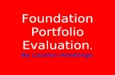 Foundation Portfolio Evaluation .