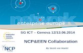 SG ICT – Geneva 12/13.06.2014 NCP&EEN Collaboration