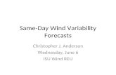 Same-Day Wind Variability Forecasts