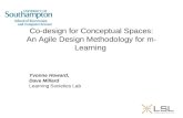 Co-design for Conceptual Spaces: An Agile Design Methodology for m-Learning