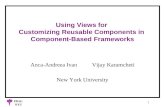 Using Views for  Customizing Reusable Components in  Component-Based Frameworks