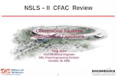 NSLS  –  II  CFAC  Review